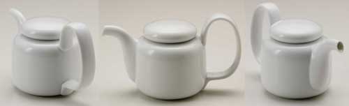 O型ポット/白磁