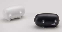 動物オーナメント/ぶたS黒マット・白マット